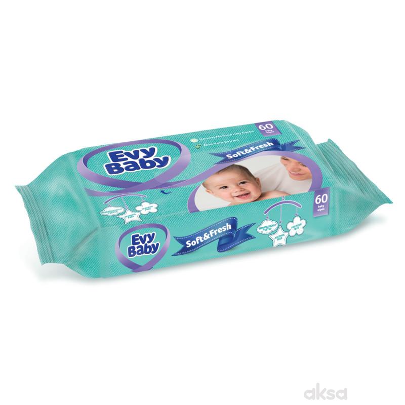 Evy baby soft vlažne maramice 56 kom