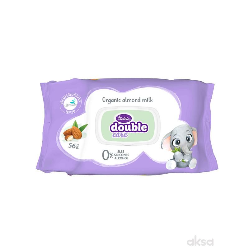 Violeta baby vlažne maramice badem 56kom