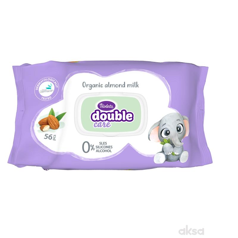 Violeta baby vlažne maramice badem 56kom
