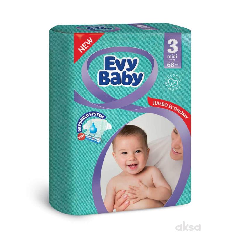 Evy Baby Pelene Jumbo 3 Midi 5 9kg 68kom A004737 Aksa
