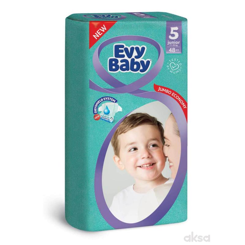 Evy baby pelene jumbo 5 junior 12-25kg 48kom