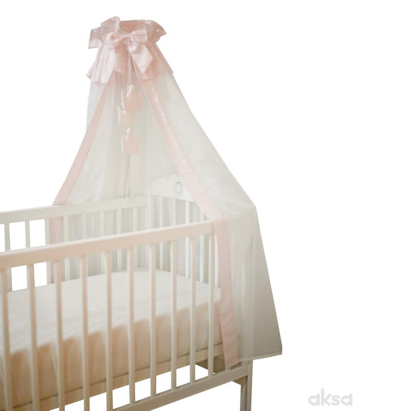 Baby Textil Baldahin Lux A006290 Roze Aksa