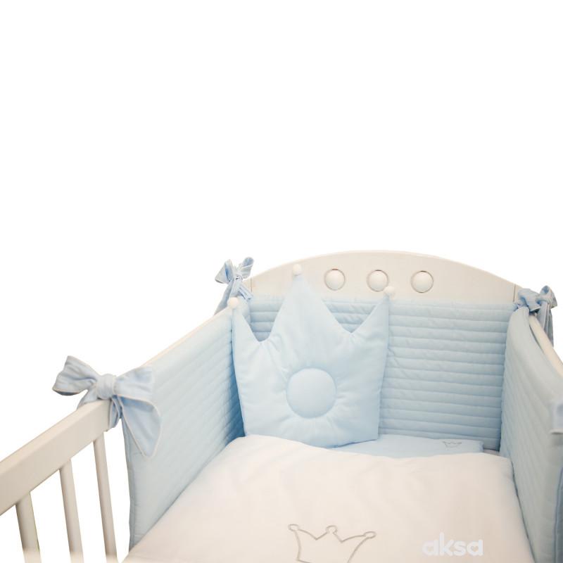 Baby Textil Posteljina Lux 7 1 A006295 Plava Aksa