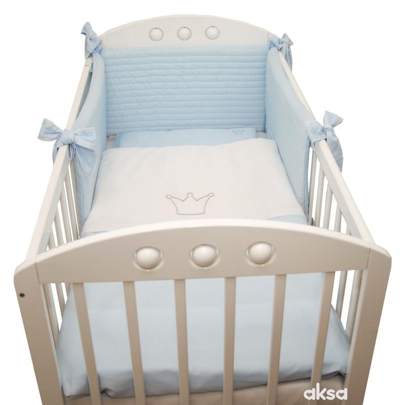 Baby Textil Posteljina Lux 7 1 A006295 Plava Aksa