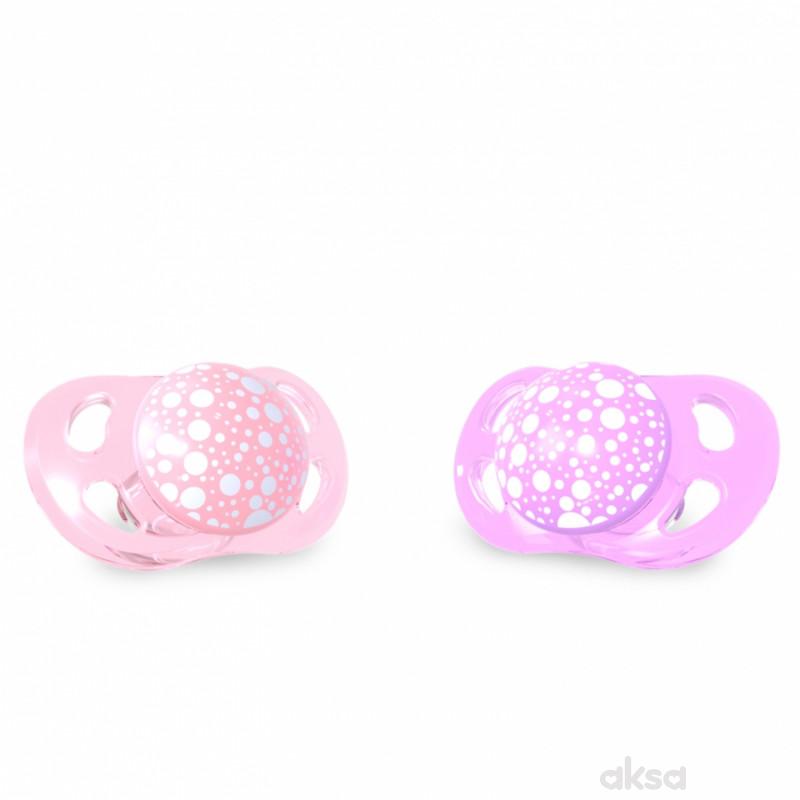 TS laža 0-6m pastelna ljubičasto-roze, 2kom