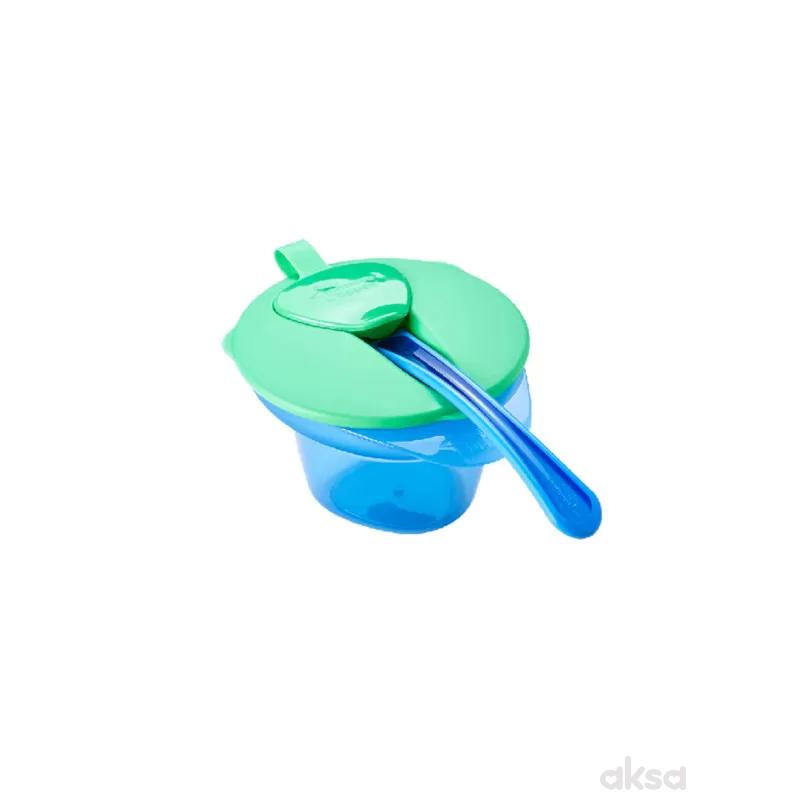 Tommee Tippee činija duboka sa pokl i kašikom 4m+