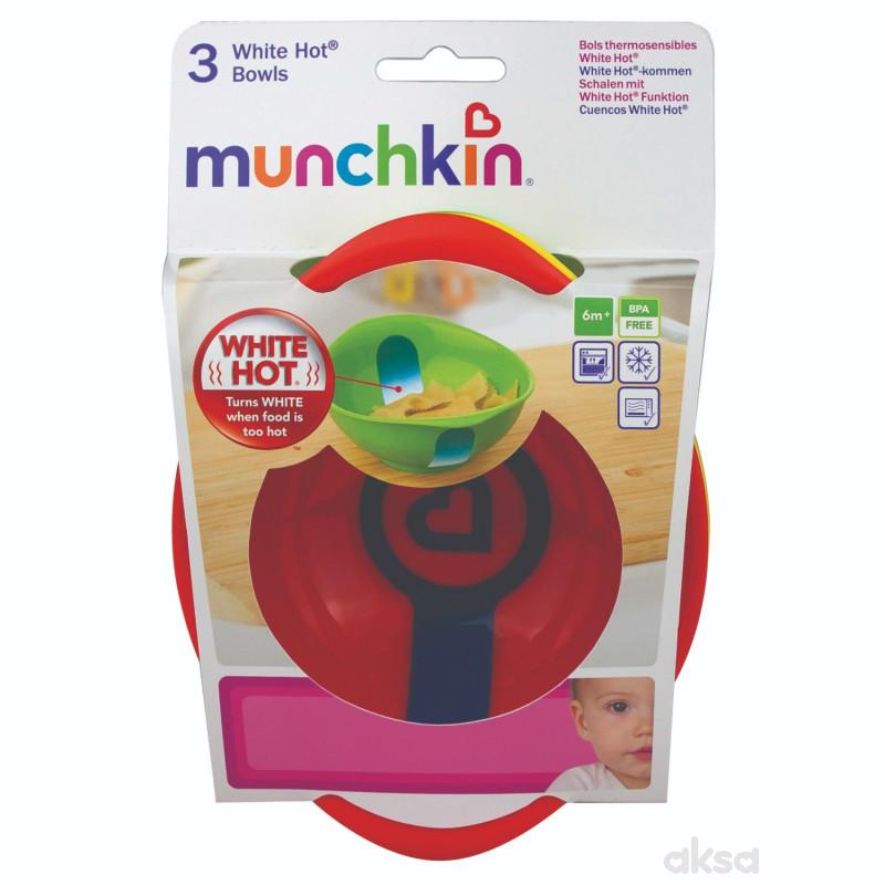 Munchkin termoosetljive činije, 3 komada