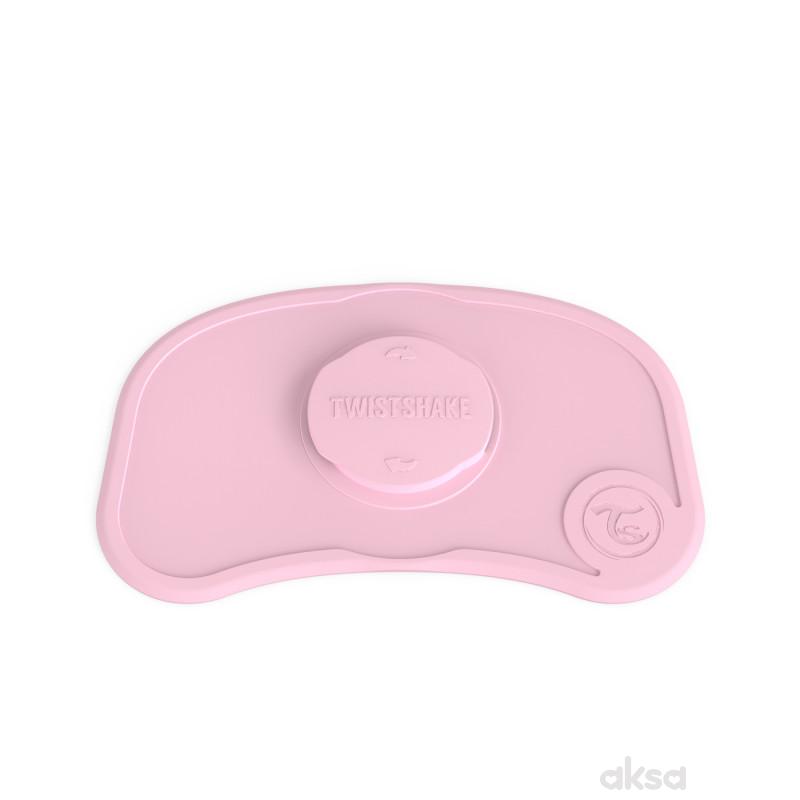 TS silikonska podloga mini pastelna roze