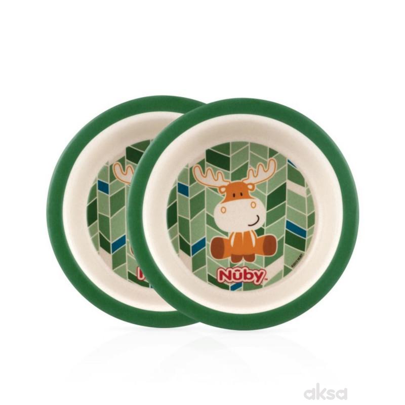 Nuby Bamboo činija 2 kom