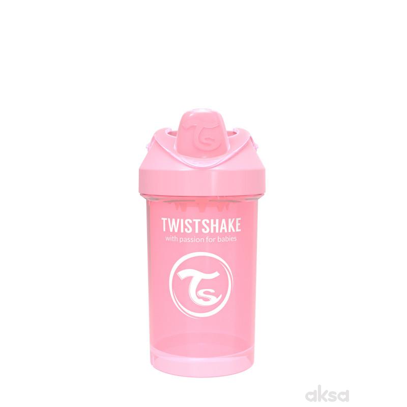 TS čaša Crawler cup 300ml 8m+ pastelna roze