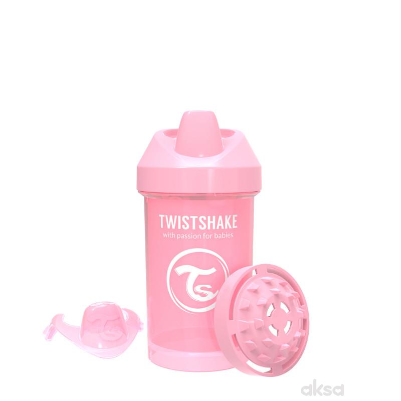 TS čaša Crawler cup 300ml 8m+ pastelna roze