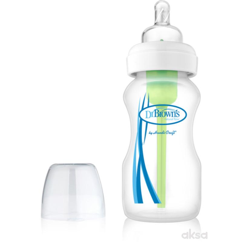 Dr Browns Wide Neck Staklena Flasica 270ml A008961 Aksa