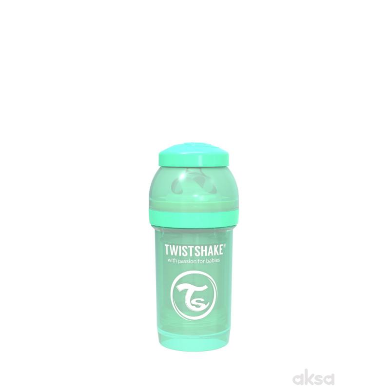 TS flašica anti-colic 180ml pastelna zelena