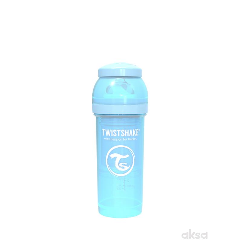 TS flašica anti-colic 260ml pastelno plava