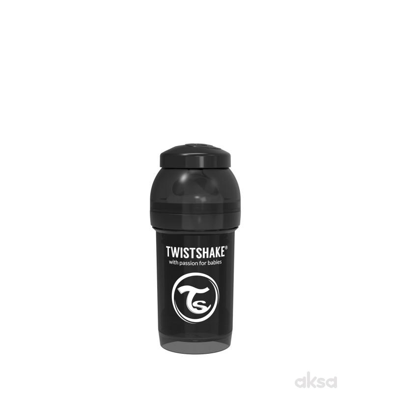 TS flašica anti-colic 180ml crna