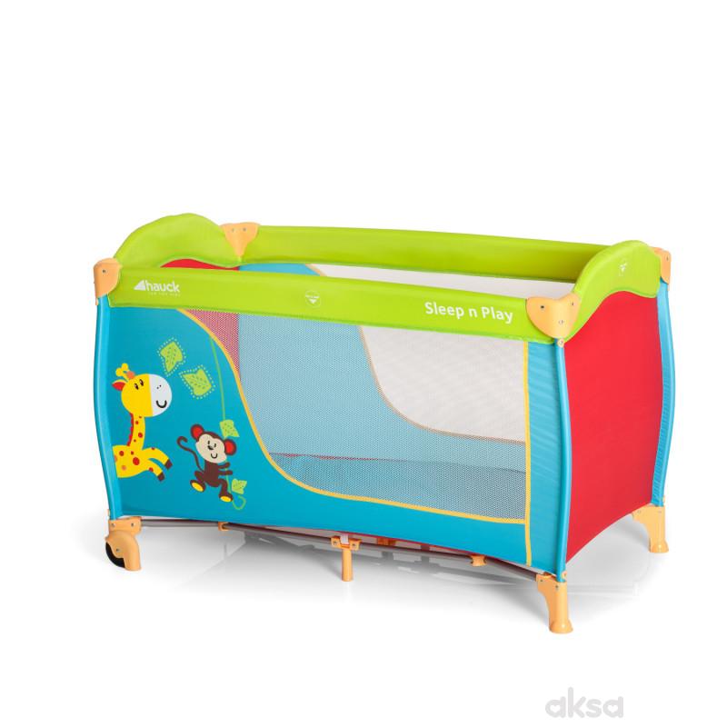 Hauck prenosivi krevetac Sleep n Play Jungle fun