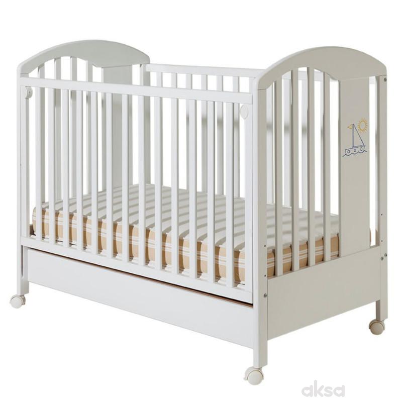 Bambino krevetac Lilly, belo-plavi, sa fiokom