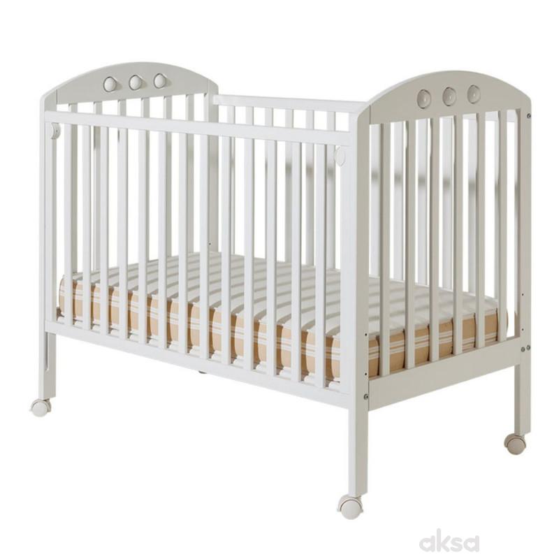 Bambino krevetac Nora, beli, bez fioke