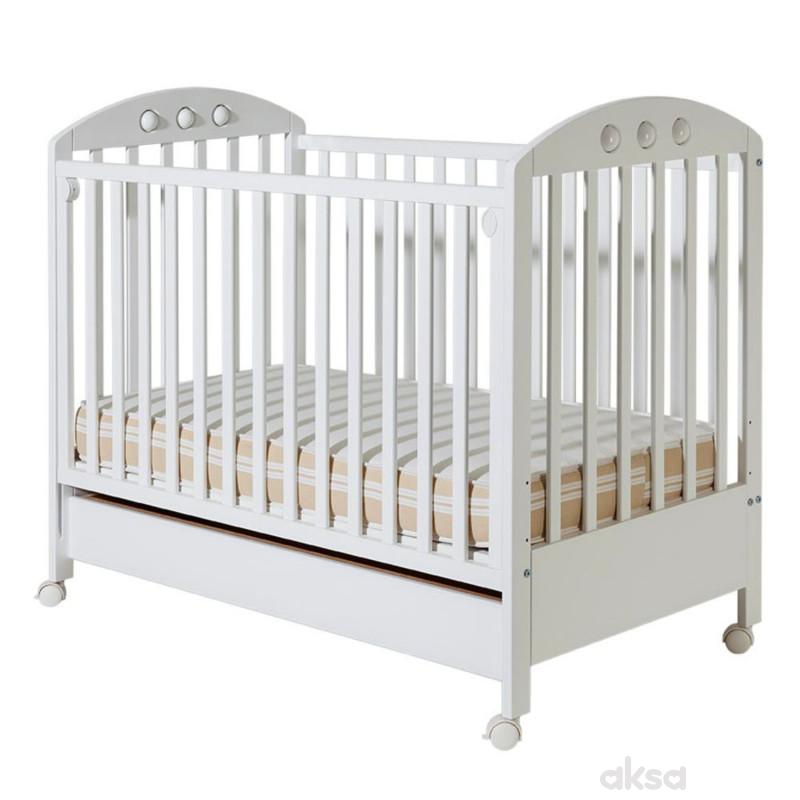 Bambino krevetac Nora, beli, sa fiokom