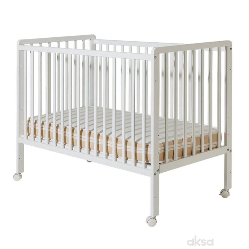 Bambino krevetac Minny, beli, bez fioke