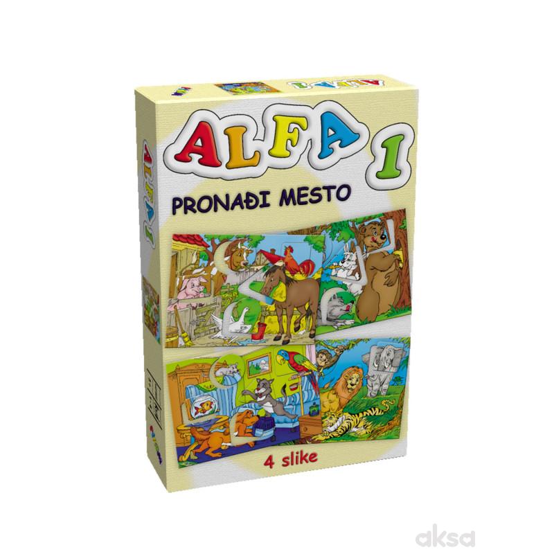 Pikom didaktička igra ALFA 1 - Pronadji mesto