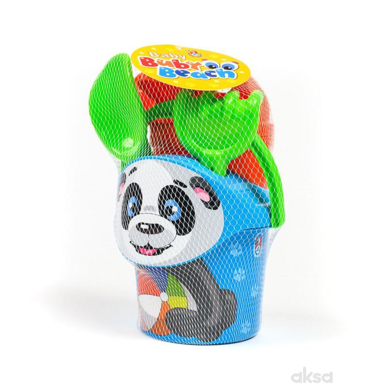 Androni Giocattoli kofica za pesak baby panda 
