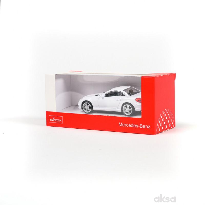 Rastar automobil Mercedes SLK 1:43 - bela