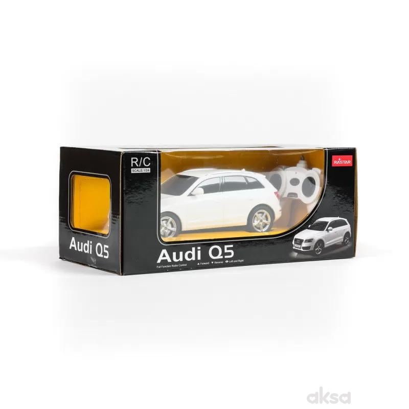 Rastar igračka RC auto Audi Q5 1:24 - crn, bel