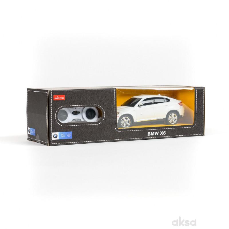 Rastar Igracka Rc Automobil Bmw X6 1 24 Crv Bel Aksa