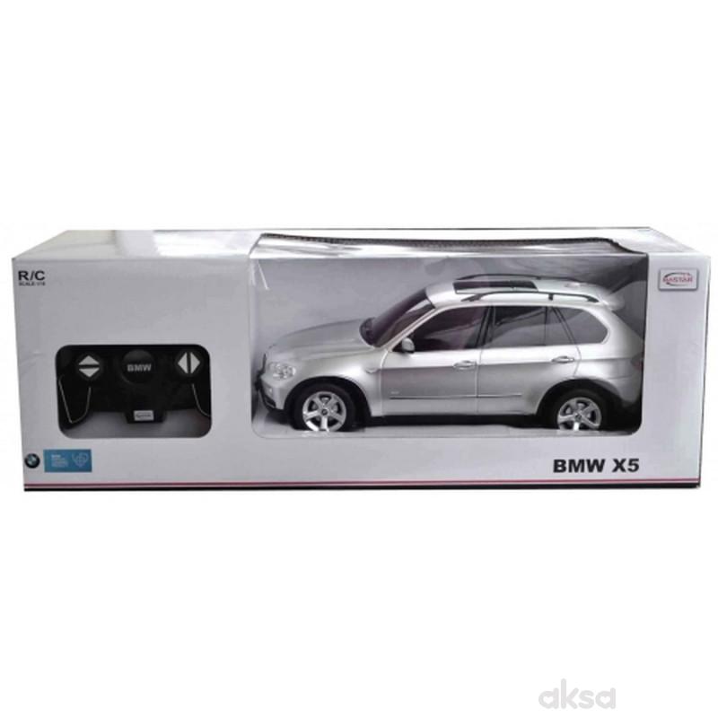 Rastar igračka RC automobil BMW X5 1:18-siv, crv