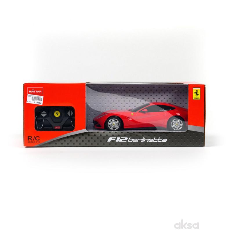 Rastar igračka RC automobil Ferrari F12 1:18 - crv