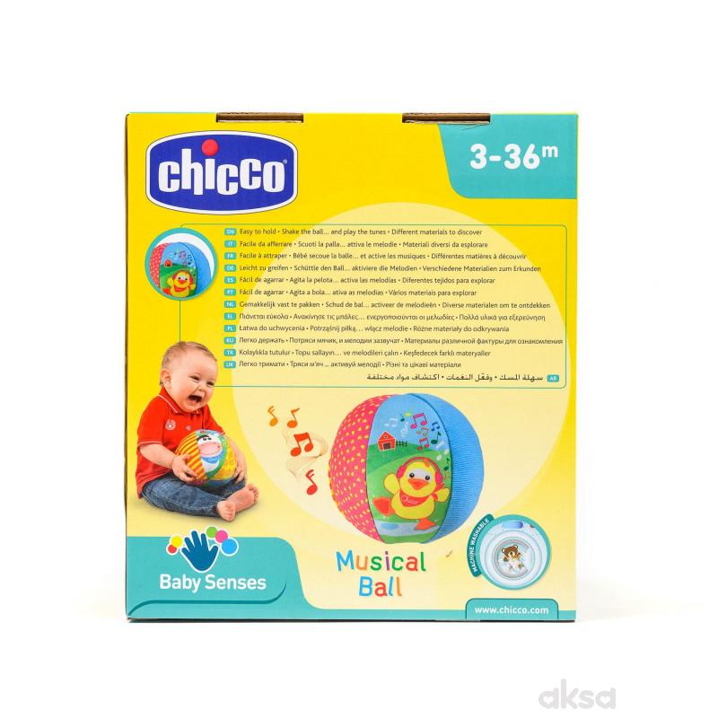 Chicco igračka plišana muzička lopta