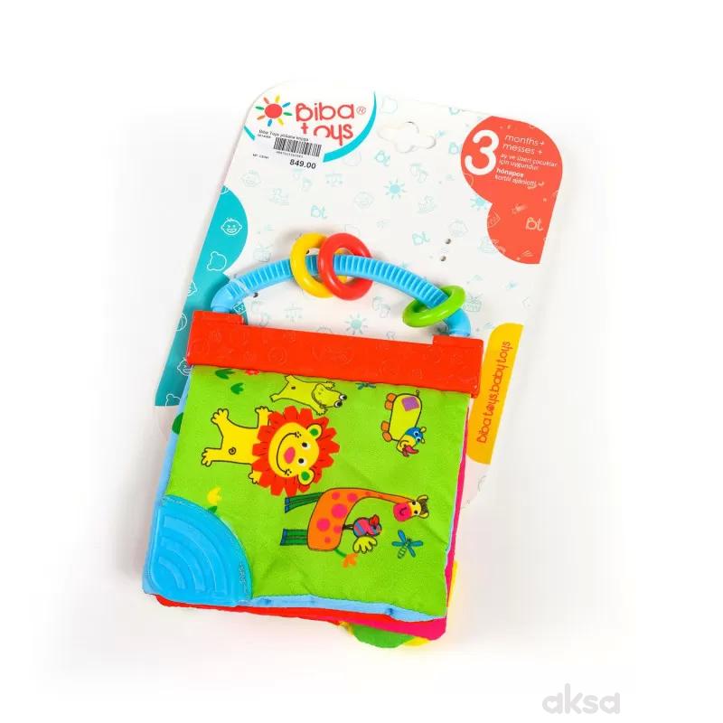 Biba Toys plišana knjiga džungla sa glodalicom
