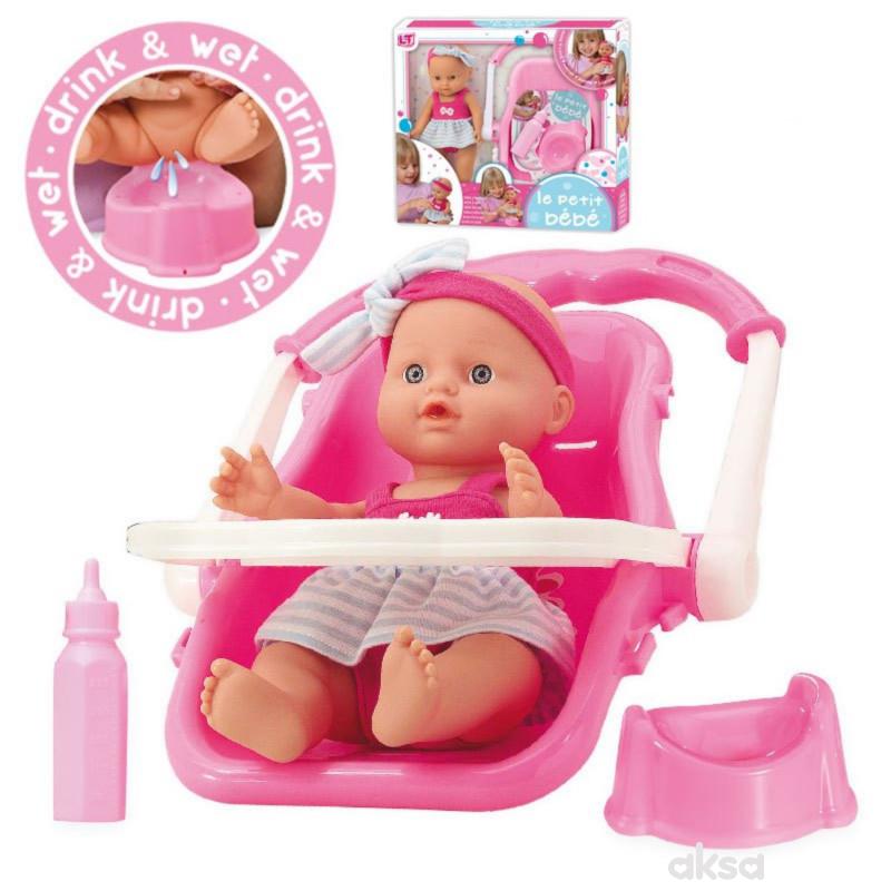 Loko toys,lutka beba sa sedištem, 29cm