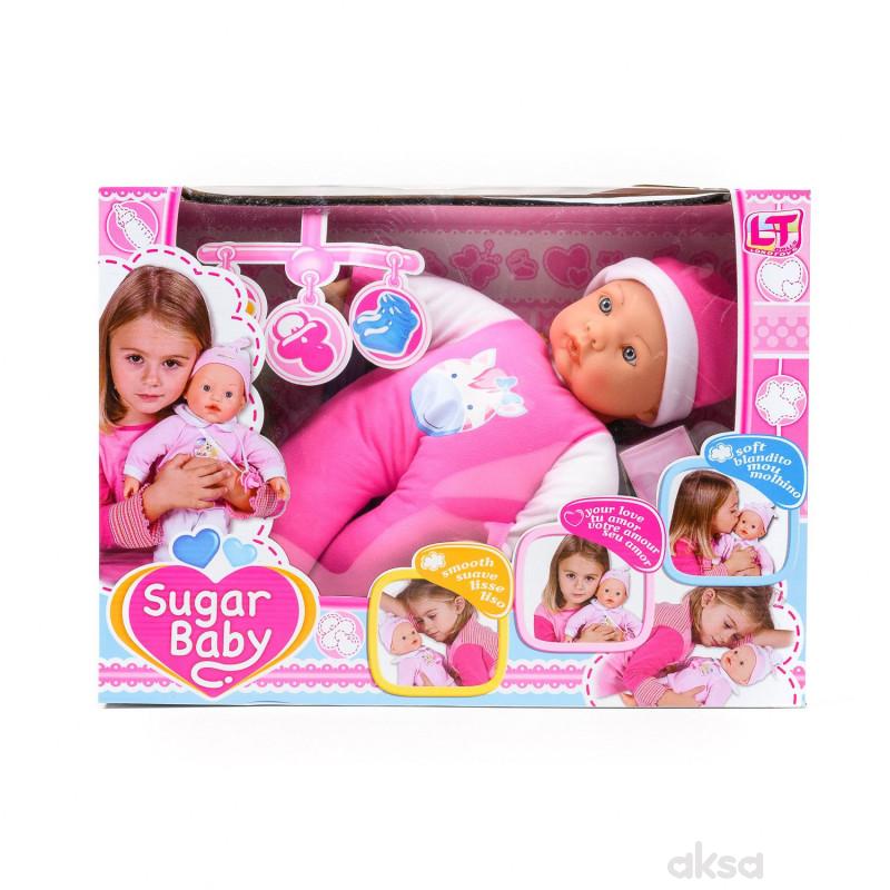 Loko toys,lutka beba u roze odelcetu,45 cm