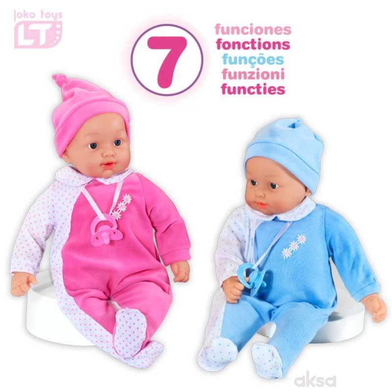 Loko toys, lutka beba sa 7 funkcija, 43cm