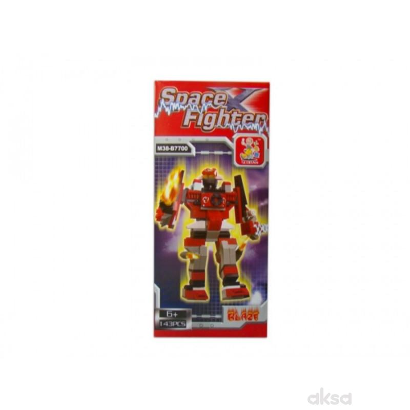 Sluban kocke, robot, svemirski borac, 143 kom