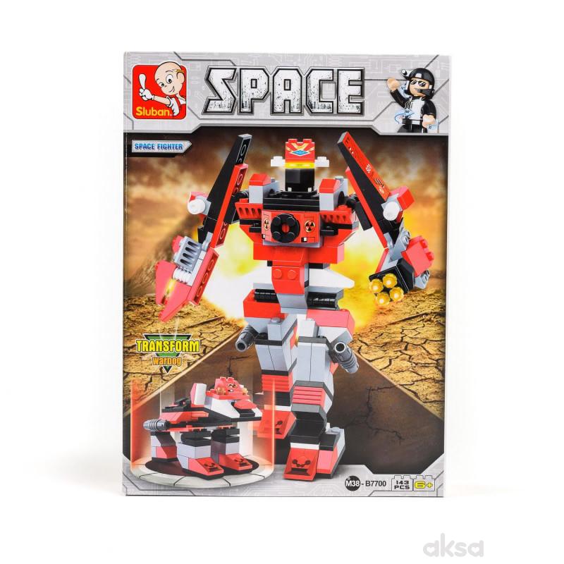 Sluban kocke, robot, svemirski borac, 143 kom