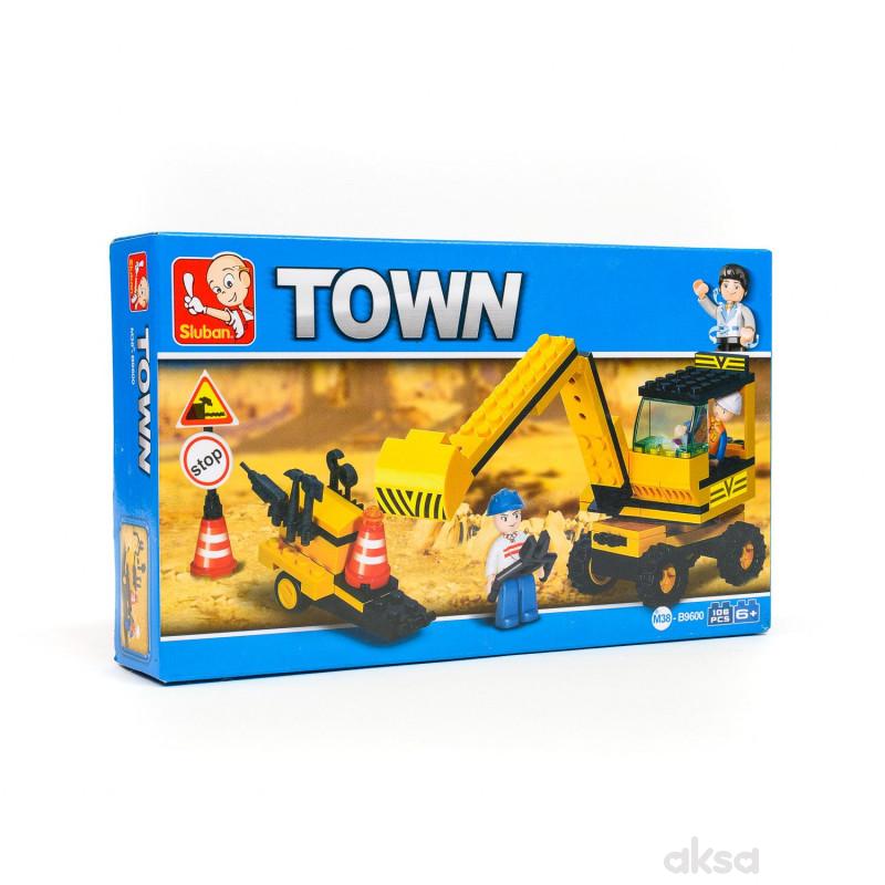 Sluban kocke, bager, 106 kom