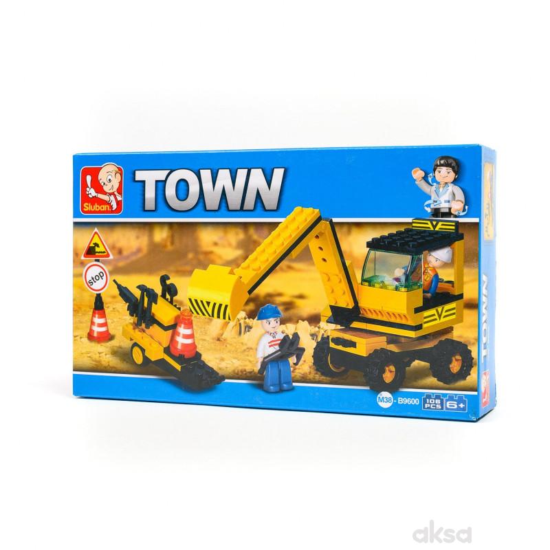 Sluban kocke, bager, 106 kom