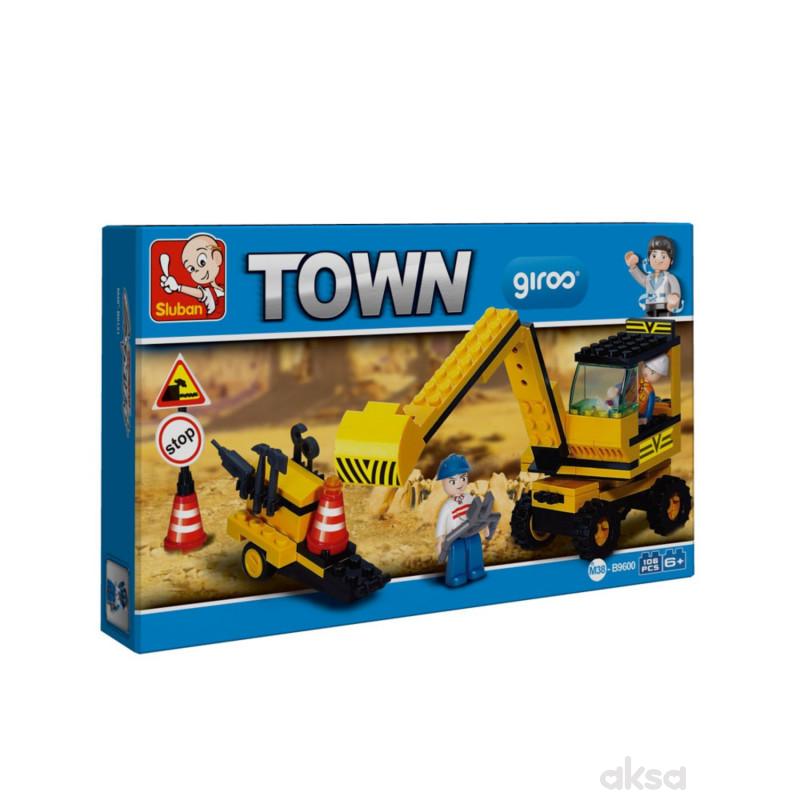 Sluban kocke, bager, 106 kom