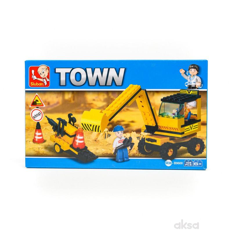 Sluban kocke, bager, 106 kom