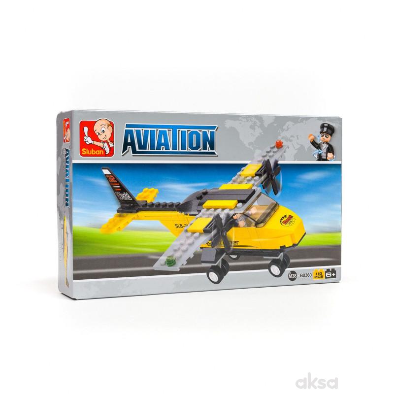 Sluban kocke, trenažni avion, 110 kom