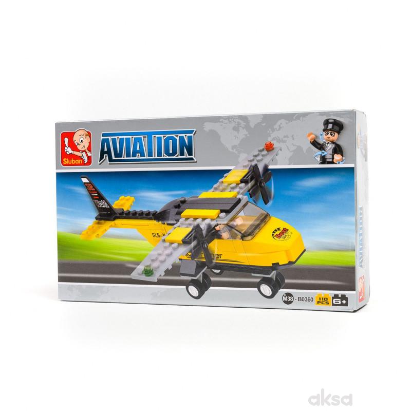 Sluban kocke, trenažni avion, 110 kom