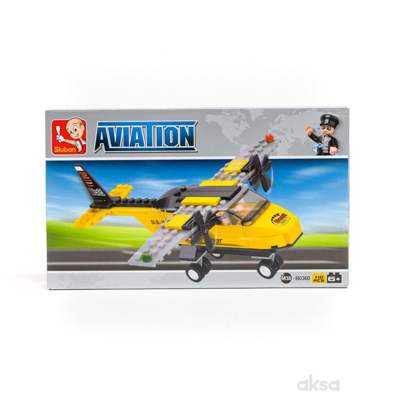 Sluban kocke, trenažni avion, 110 kom
