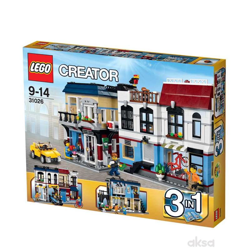 Lego creator bike shop and cafe