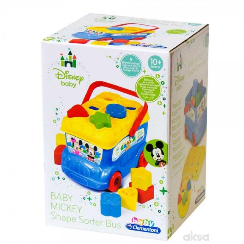 Clementoni Mickey Mouse autobus sa kockama