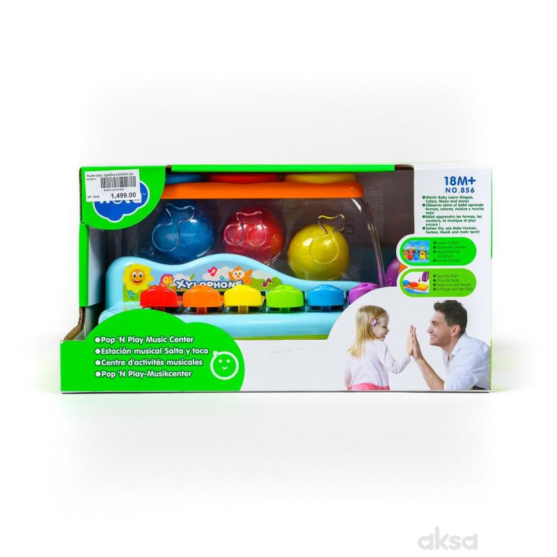 Huile toys, igračka,ksilofon sa lopticama