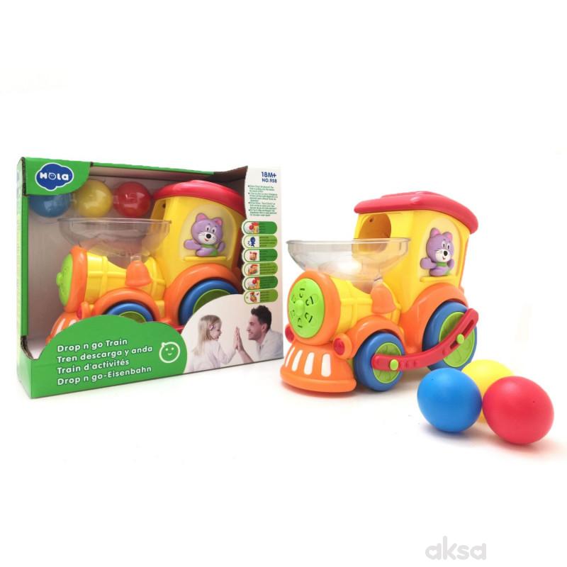Huile toys, igračka vozić sa lopticama
