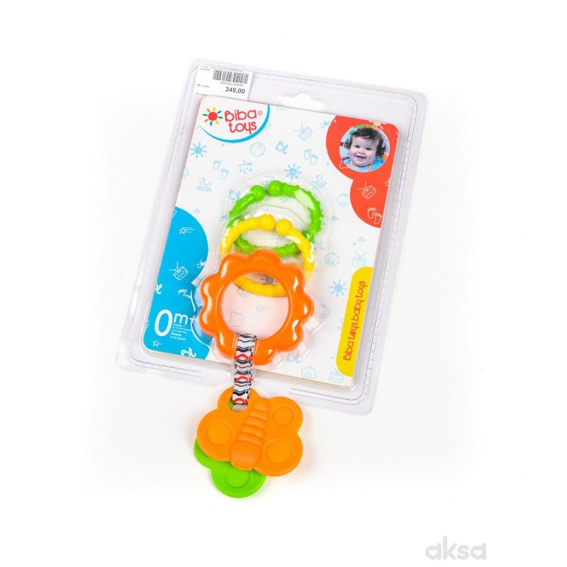 Biba Toys zvečka-glodalica leptirići